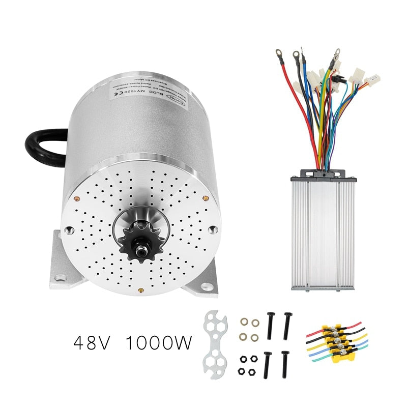 Kunray 1000W 3000W 72V  E-bike DC Motor Brushless Controller for Motor 36V 48V 2000W with Speed Throttle  for Scooters Go-Karts